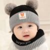 Beanie Wool Cap with Neck