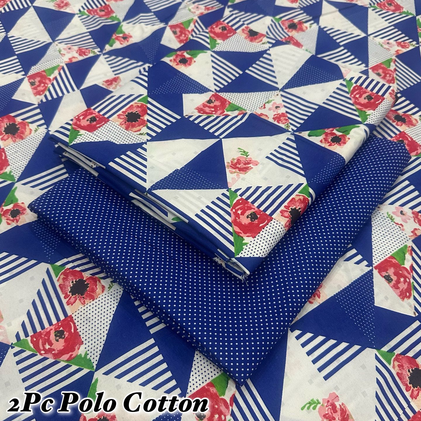Floral Polo Cotton 2 Pcs Collection