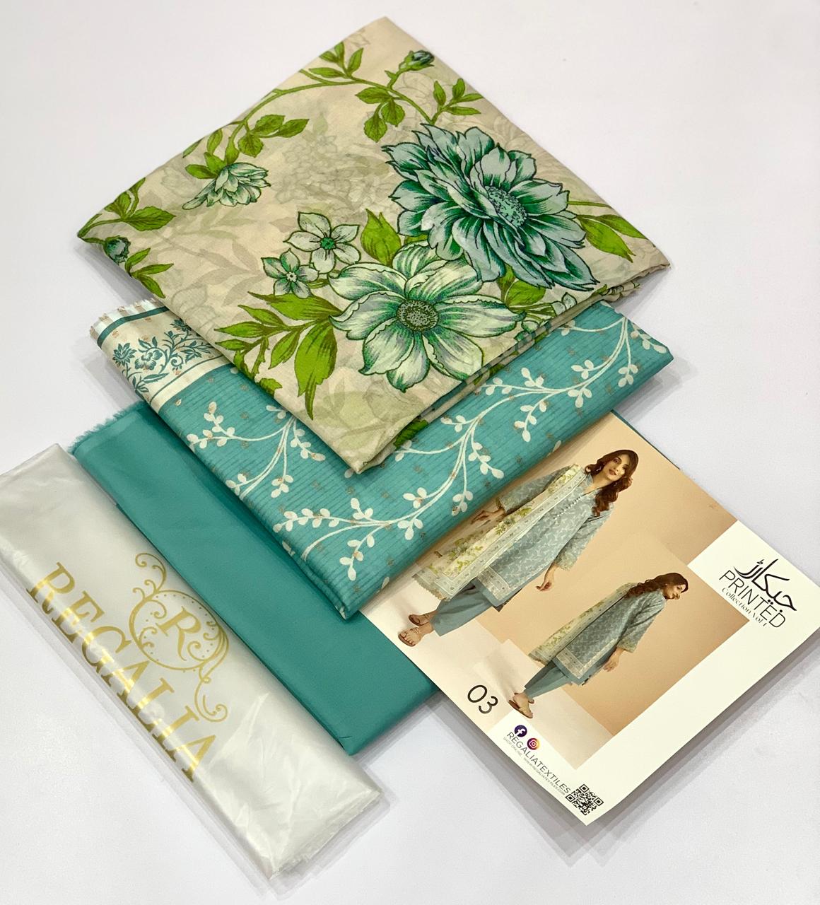 Regalia Khaddar 3 Pcs