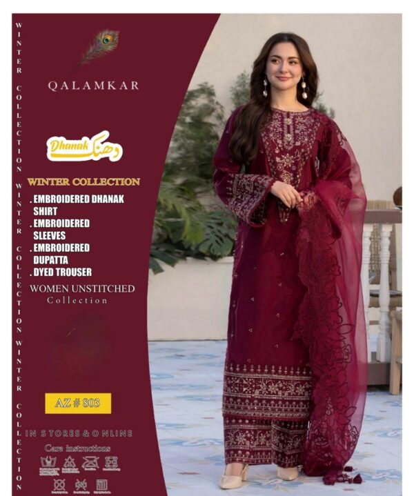 QALAMQAR 3Pcs Casual Winter Collection QALAMQAR 3Pcs Casual Winter Collection