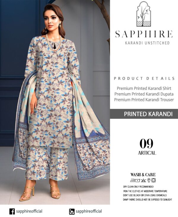 SAPPHIRE 3Pcs Casual Winter Collection SAPPHIRE 3Pcs Casual Winter Collection