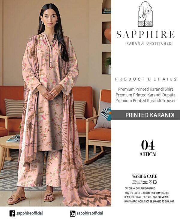 SAPPHIRE 3Pcs Casual Winter Collection SAPPHIRE 3Pcs Casual Winter Collection