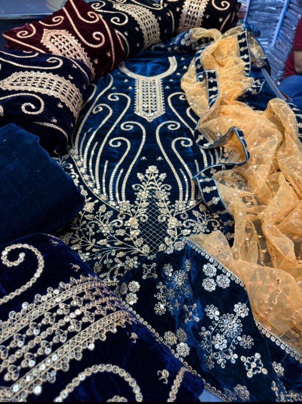 VELVET 3Pcs Wedding Winter Collection VELVET 3Pcs Wedding Winter Collection