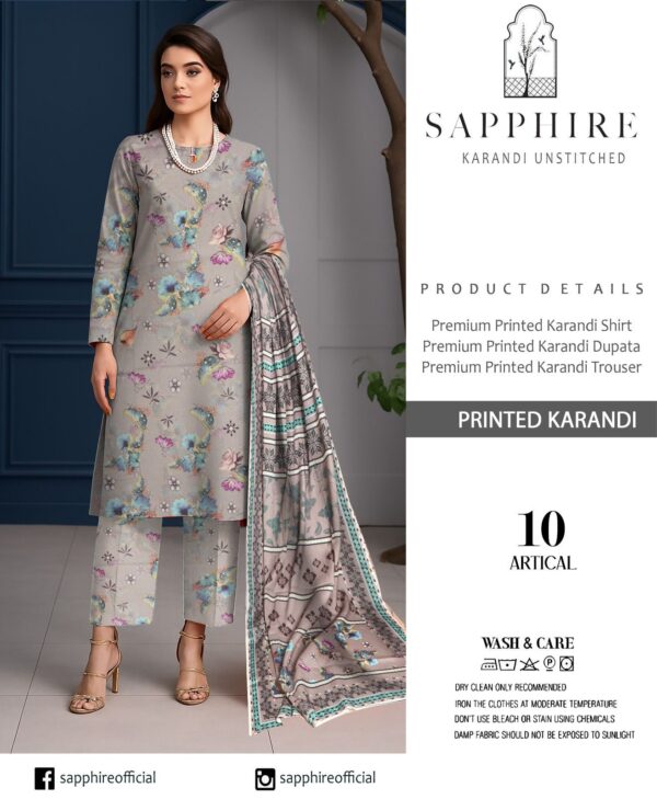 SAPPHIRE 3Pcs Casual Winter Collection SAPPHIRE 3Pcs Casual Winter Collection