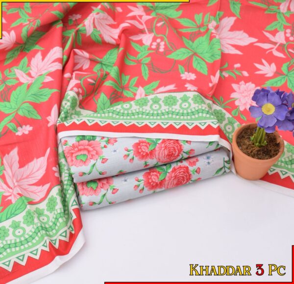 MIXED Brand Khaddar 3Pcs Casual Winter Collection