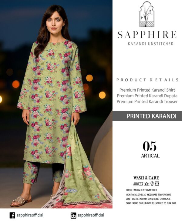 5 SAPPHIRE 3Pcs Casual Winter Collection