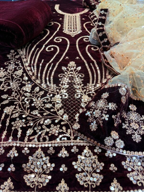 VELVET 3Pcs Wedding Winter Collection VELVET 3Pcs Wedding Winter Collection