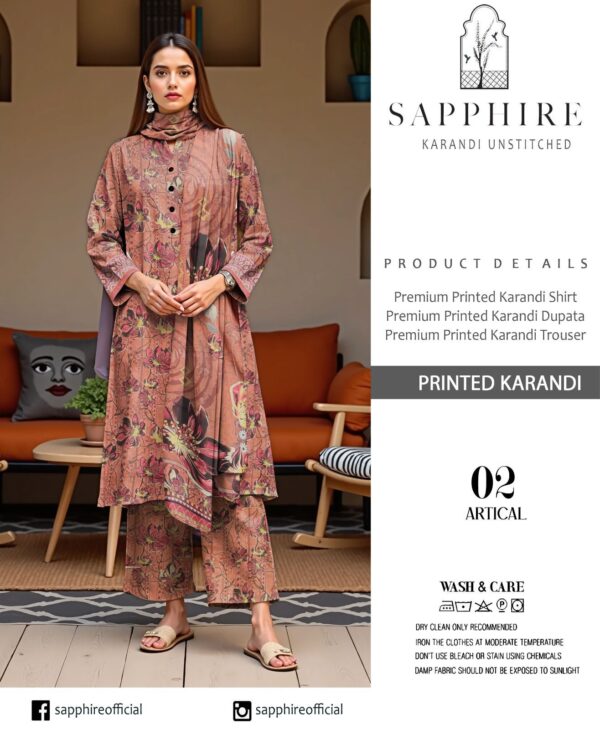 7 SAPPHIRE 3Pcs Casual Winter Collection