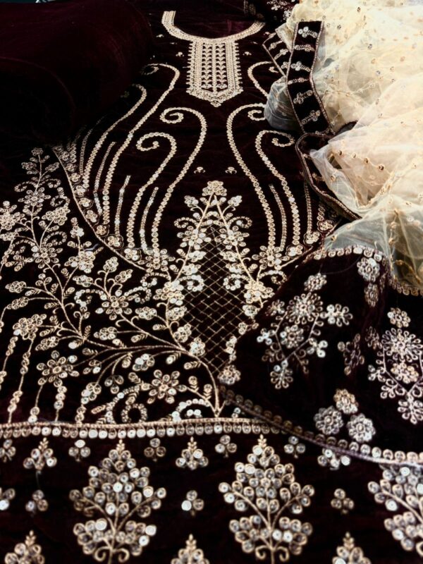 VELVET 3Pcs Wedding Winter Collection VELVET 3Pcs Wedding Winter Collection