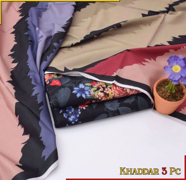 MIXED Brand Khaddar 3Pcs Casual Winter Collection