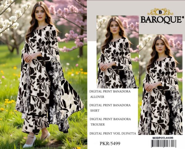 BAROOQUE 3Pcs Summer Collection