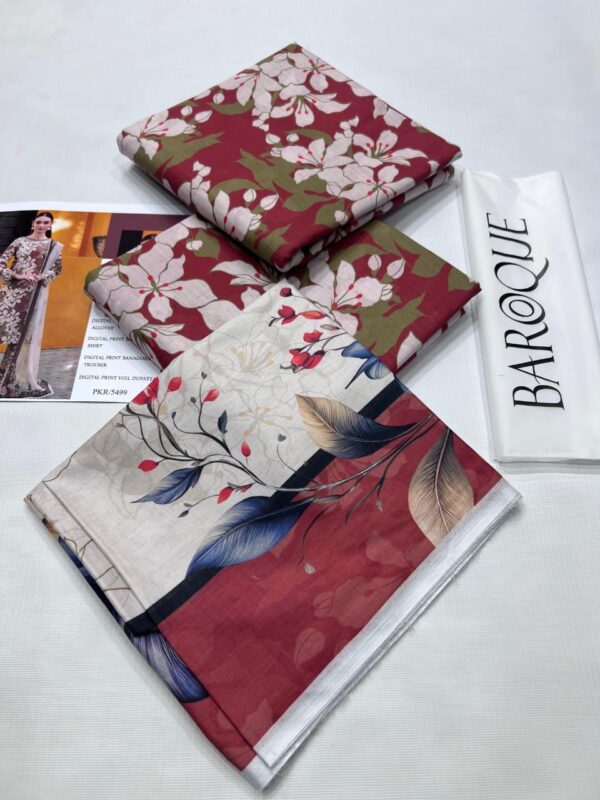 BAROOQUE 3Pcs Summer Collection