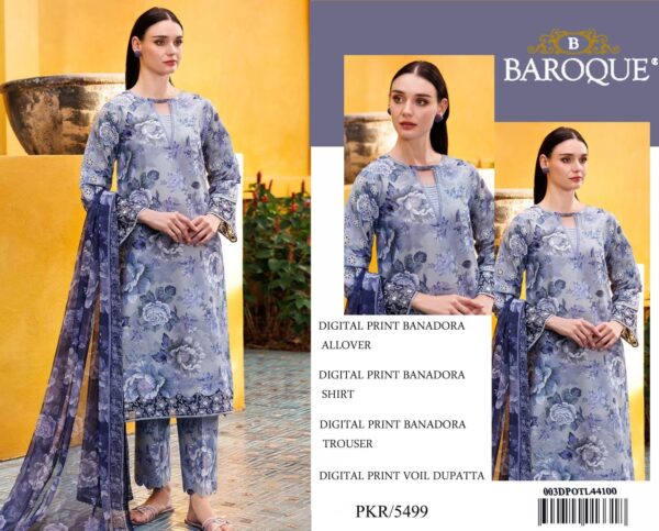 BAROOQUE 3Pcs Summer Collection