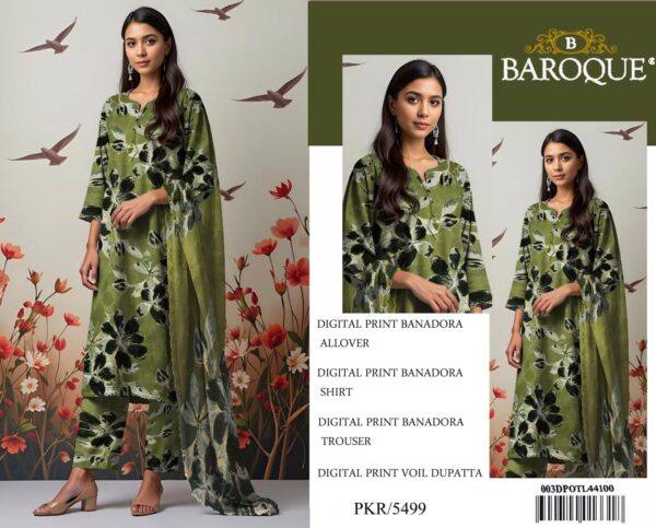 BAROOQUE 3Pcs Summer Collection