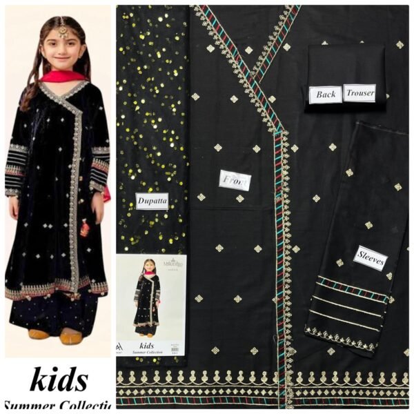 Maira B Kids 3-Piece Embroidered Lawn Collection Maira B Kids 3-Piece Embroidered Lawn Collection