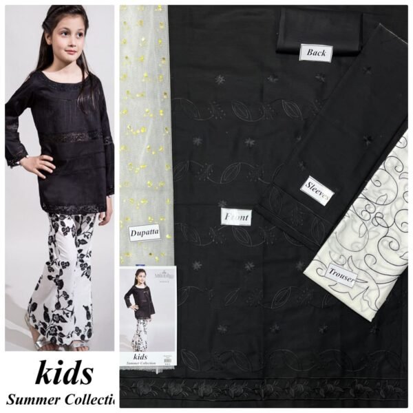 Maira B Kids 3-Piece Embroidered Lawn Collection Maira B Kids 3-Piece Embroidered Lawn Collection