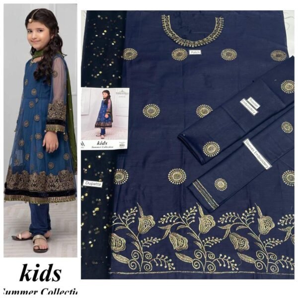 Maira B Kids 3-Piece Embroidered Lawn Collection Maira B Kids 3-Piece Embroidered Lawn Collection
