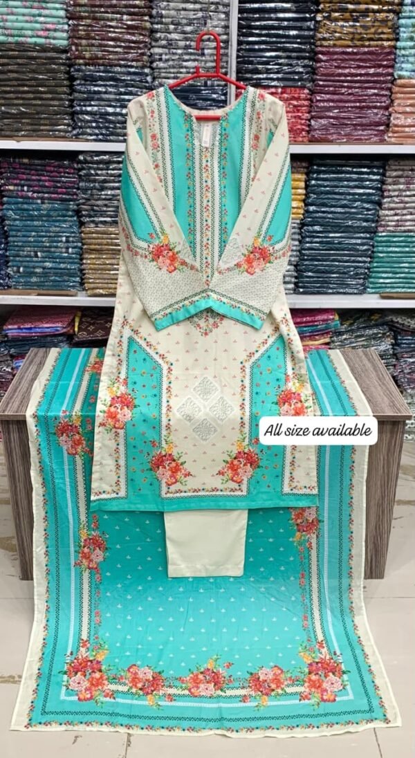 Bin Saeed Original Stitched Printed Lawn Collection