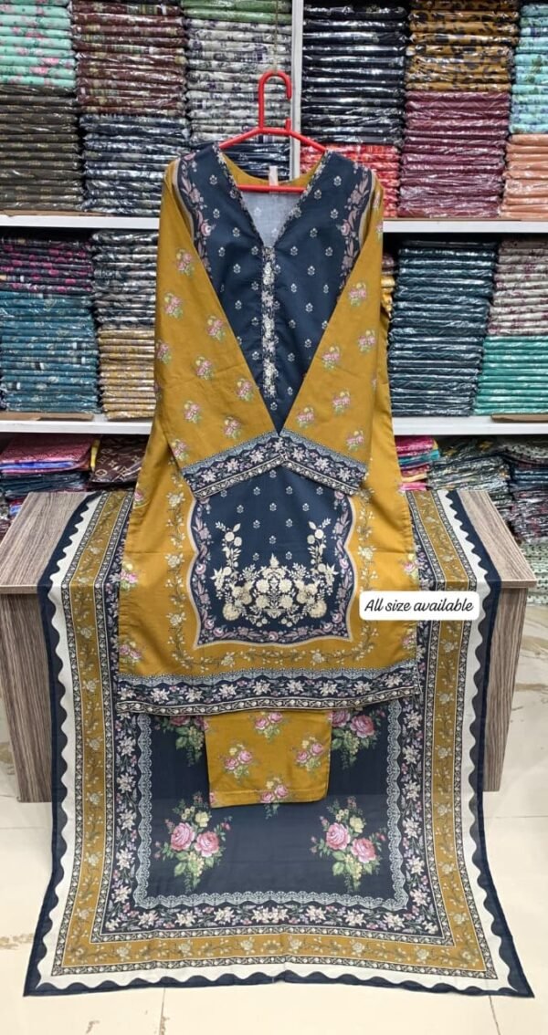Bin Saeed Original Stitched Printed Lawn Collection