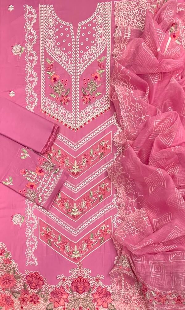 Luxury Lawn Embroidered 3-Piece Collection  (Summer Collection 2026)