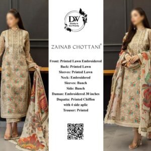 Farasha Premium Lawn 3-Piece Collection with Chiffon Dupatta – Summer 2026 Farasha Premium Lawn 3-Piece Collection with Chiffon Dupatta – Summer 2026