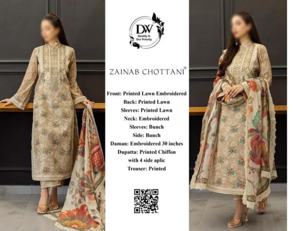 Farasha Premium Lawn 3-Piece Collection with Chiffon Dupatta – Summer 2026 Farasha Premium Lawn 3-Piece Collection with Chiffon Dupatta – Summer 2026