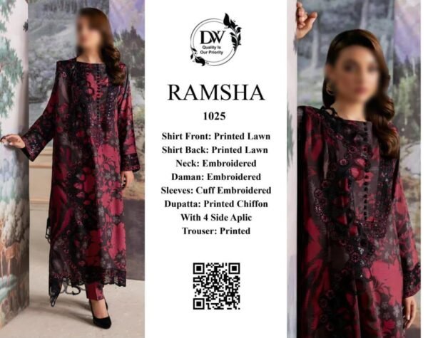 Farasha Premium Lawn 3-Piece Collection with Chiffon Dupatta – Summer 2026 Farasha Premium Lawn 3-Piece Collection with Chiffon Dupatta – Summer 2026