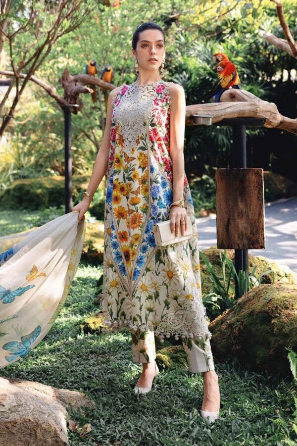 Farasha Premium Lawn 3-Piece Collection with Chiffon Dupatta – Summer 2026 Farasha Premium Lawn 3-Piece Collection with Chiffon Dupatta – Summer 2026