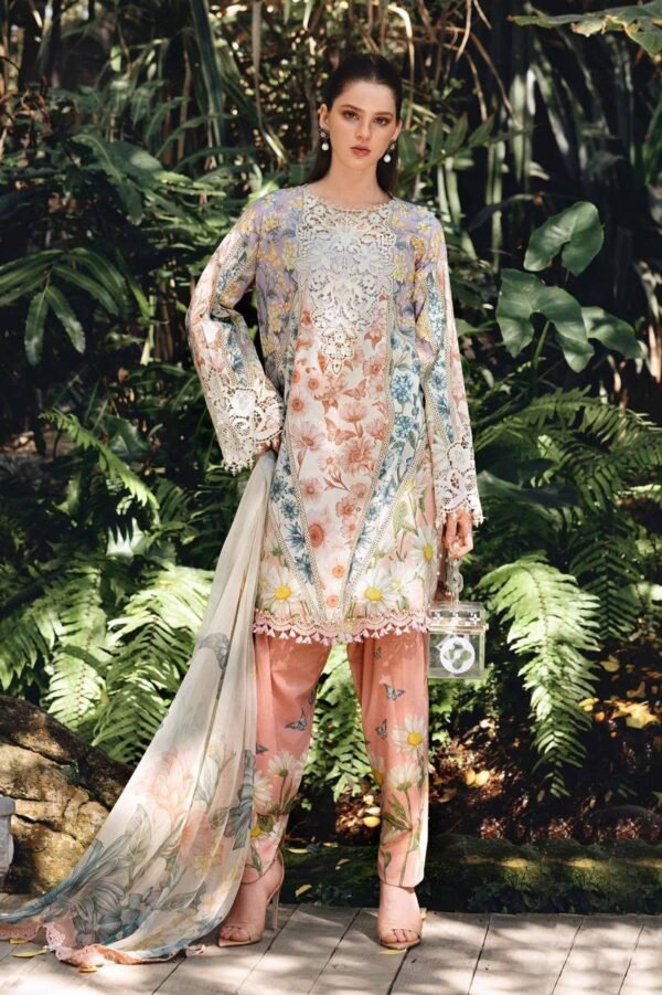 Farasha Premium Lawn 3-Piece Collection with Chiffon Dupatta – Summer 2026 Farasha Premium Lawn 3-Piece Collection with Chiffon Dupatta – Summer 2026