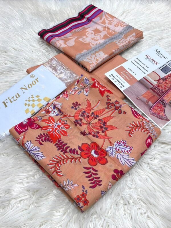 FIZANOOR Original Printed Lawn 3-Piece Collection