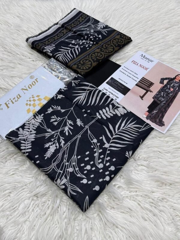 FIZANOOR Original Printed Lawn 3-Piece Collection