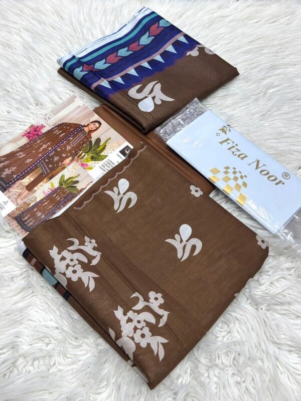 FIZANOOR Original Printed Lawn 3-Piece Collection