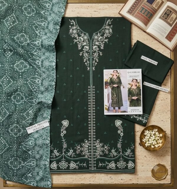 Premium Embroidered Lawn 3-Pcs Collection LN-1016