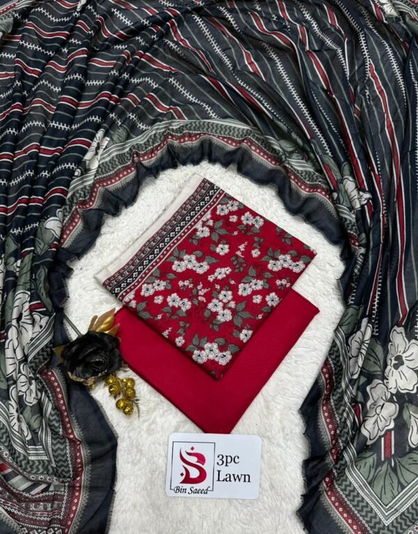 Bin Saeed Original Printed 3-Piece Lawn Collection – Opening 2026 Bin Saeed Original Printed 3-Piece Lawn Collection – Opening 2026