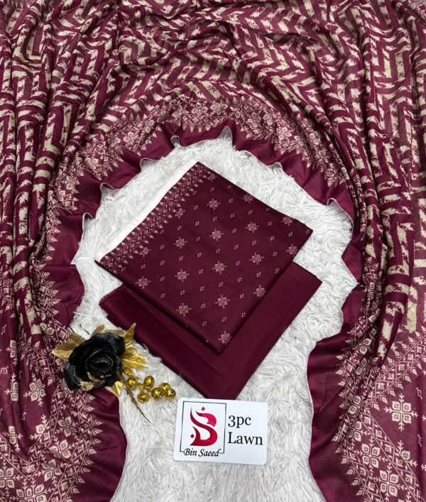 Bin Saeed Original Printed 3-Piece Lawn Collection – Opening 2026 Bin Saeed Original Printed 3-Piece Lawn Collection – Opening 2026