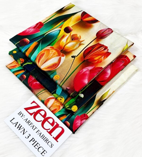 ZEEN Printed Lawn 3-Piece Collection ZEEN Printed Lawn 3-Piece Collection