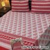100% Pure Cotton King Size Bedsheet Set – 3 Piece