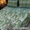 100% Pure Cotton King Size Bedsheet Set – 3 Piece