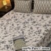 100% Pure Cotton King Size Bedsheet Set – 3 Piece
