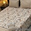 100% Pure Cotton King Size Bedsheet Set – 3 Piece