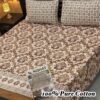 100% Pure Cotton King Size Bedsheet Set – 3 Piece