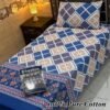 100% Pure Cotton Single Bedsheet Set – 4 Piece