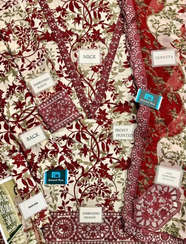 Farasha Premium Lawn 3-Pcs Collection with Chiffon Dupatta LN-1021 Farasha Premium Lawn 3-Pcs Collection with Chiffon Dupatta LN-1021