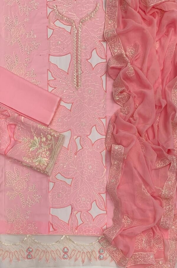 Luxury Lawn Embroidered 3-Pcs Collection LN-1023