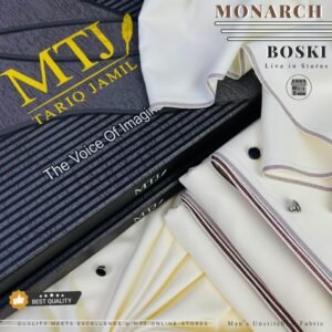 MTJ Monarch Boski Premium Unstitched Suit BK-3007 MTJ Monarch Boski Premium Unstitched Suit BK-3007