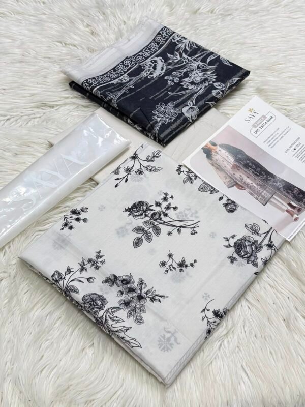 SAYA Original Lawn 3-Pcs Collection 2026 SAYA Original Lawn 3-Pcs Collection 2026