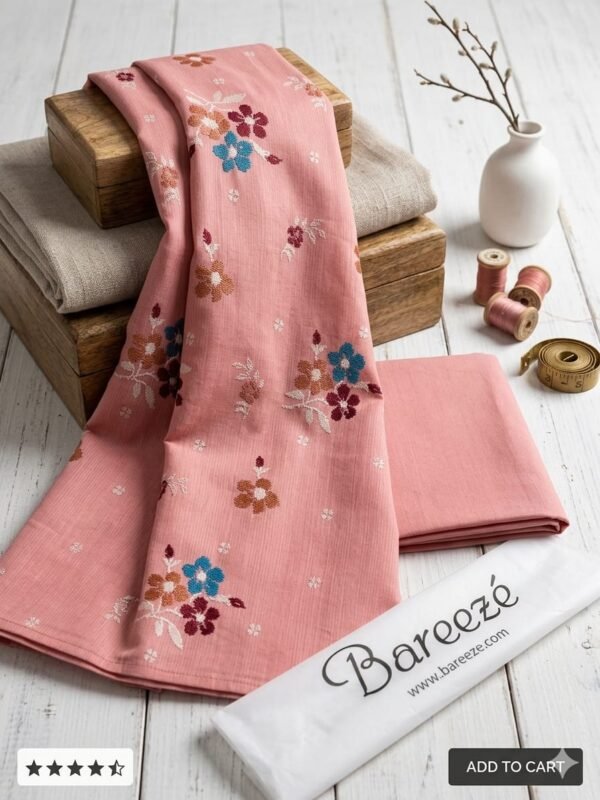 Bareezé Heavy Embroidered Lawn 2-Pcs Collection