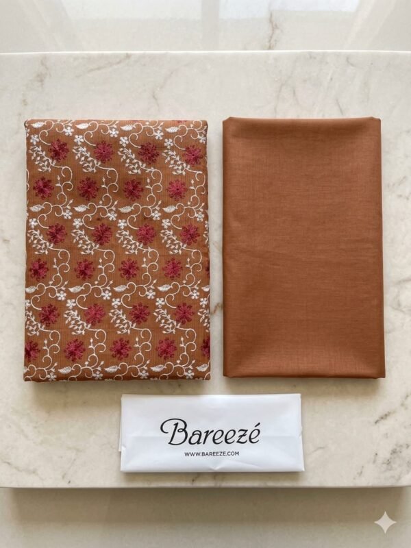 Bareezé Heavy Embroidered Lawn 2-Pcs Collection