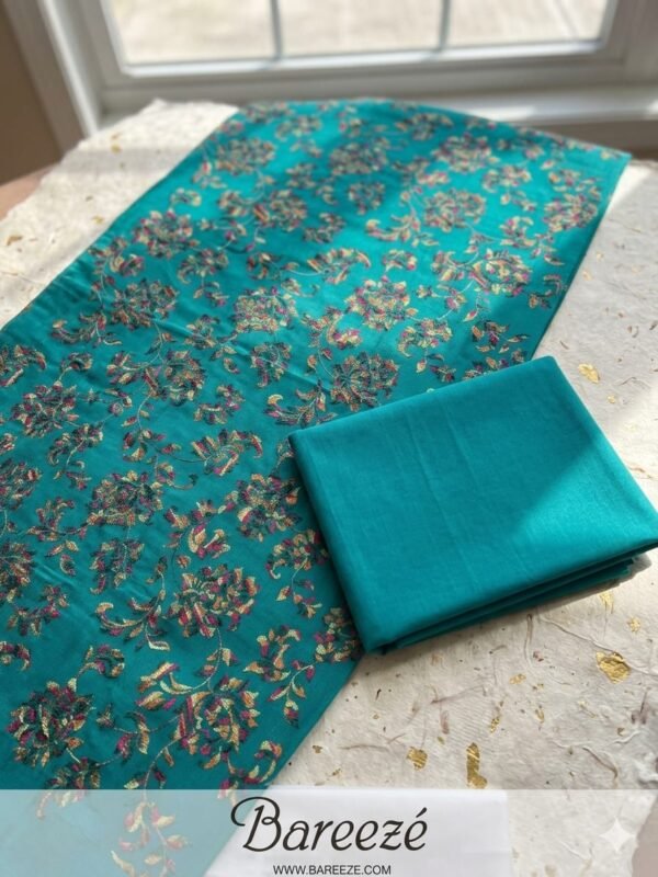 Bareezé Heavy Embroidered Lawn 2-Pcs Collection LN-1026