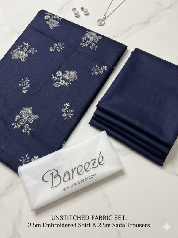 Bareezé Heavy Embroidered Lawn 2-Pcs Collection LN-1026